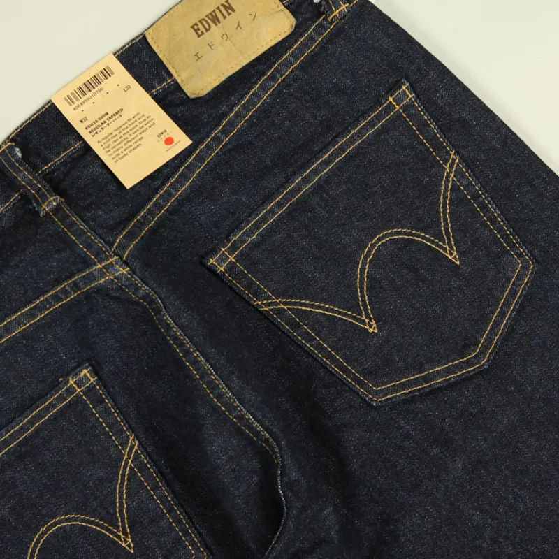 Edwin Regular Tapered Kaihara Stretch - Blue Rinsed-1